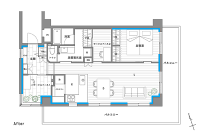 間取り図(AFTER)